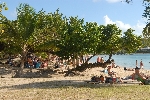 Strandje op Martinique
